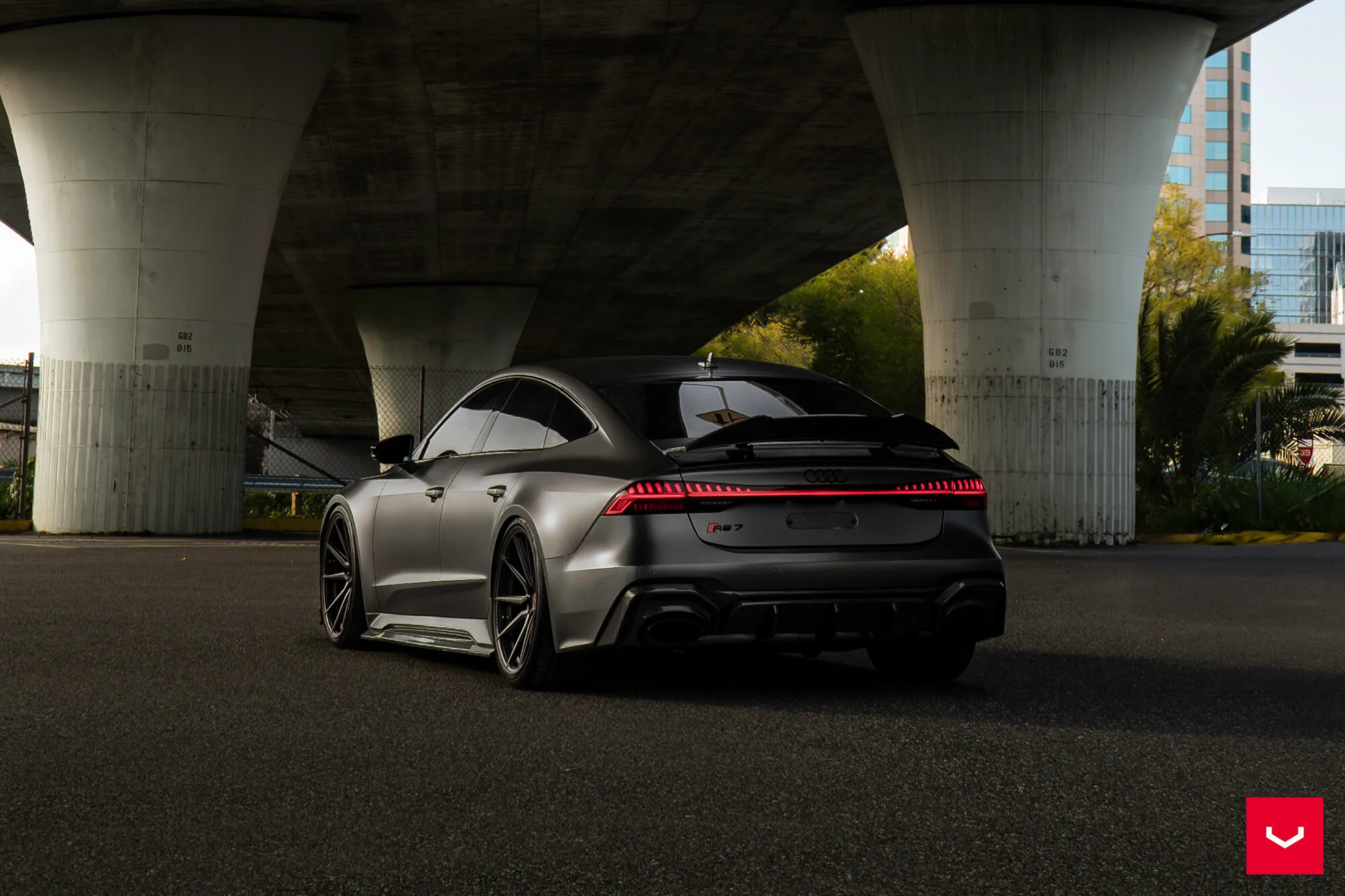 Vossen HF-3 Satin Black - Audi A7 - RS7