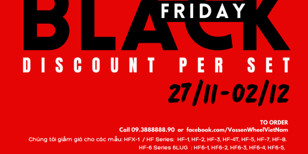 Vossen Black Friday Sale