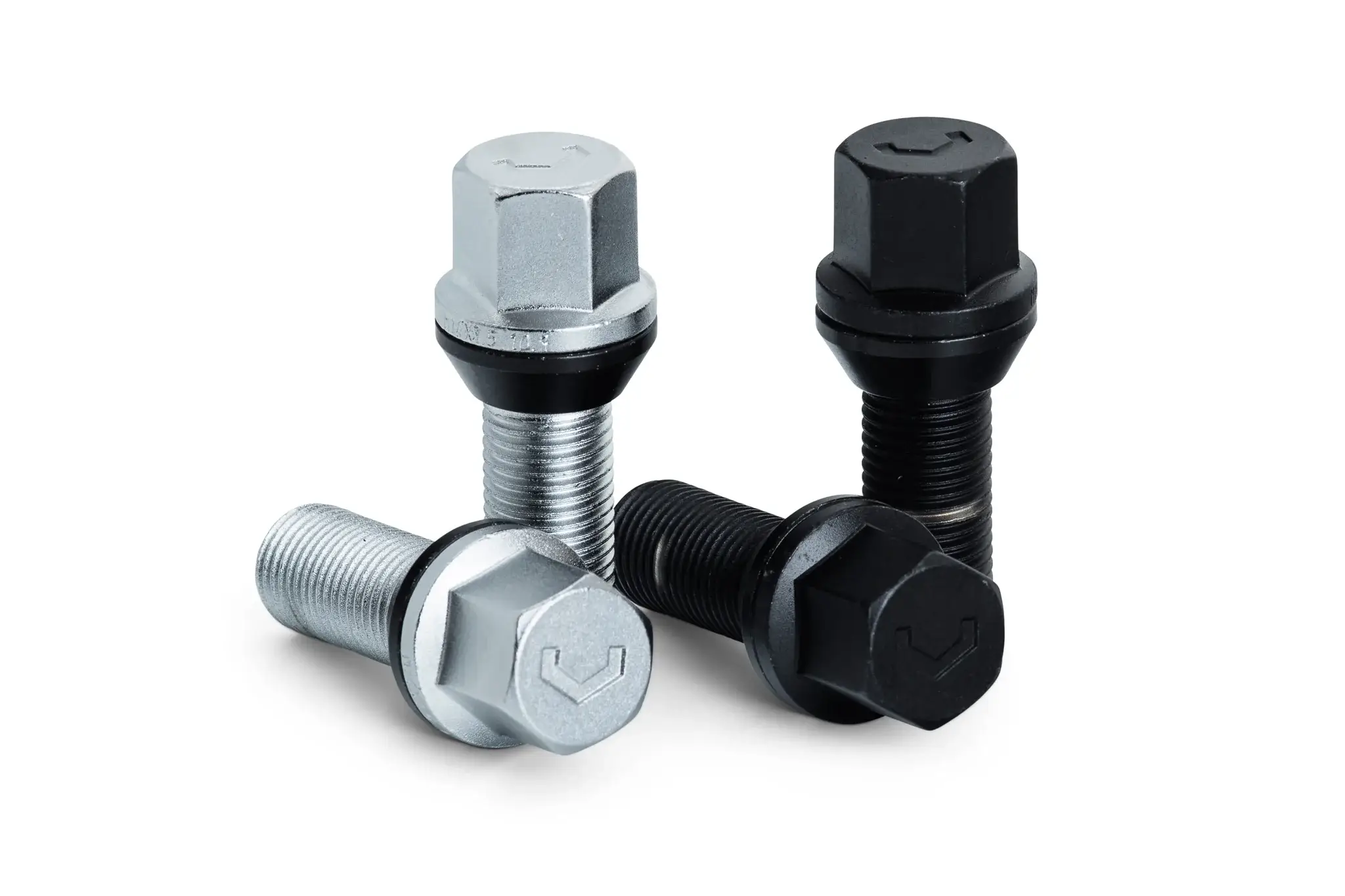 Vossen Lug Bolts - Black-Sliver