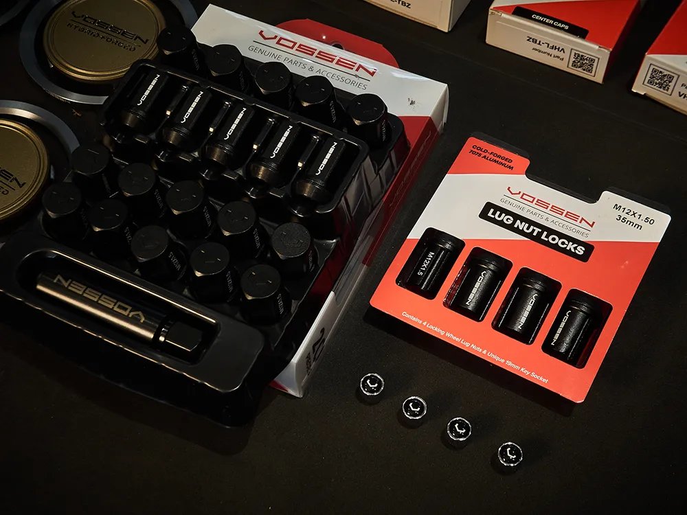 Phụ kiện Vossen Wheels chính hãng - Lug Bolts - Locks - Valve Stem caps